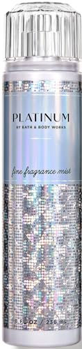 Bath & Body + Work+ Fine Fragrance Mist Body Spray 8 fl oz New Fragrance (Packaging Varies) (Platinum)