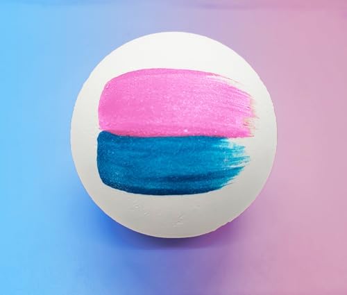 Gender Reveal Bath Bomb. Large 5oz Bath Bombs. for Gender Reveal Parties, Baby Showers, etc. 2 Pack (Pink)
