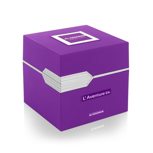 Al Haramain LAventure Iris for Unisex - Arabian Perfume for Women and Men - Oriental Floral Long Lasting Fragrance - Arabic Perfume - Extrait De Parfum Spray - 3.38 oz