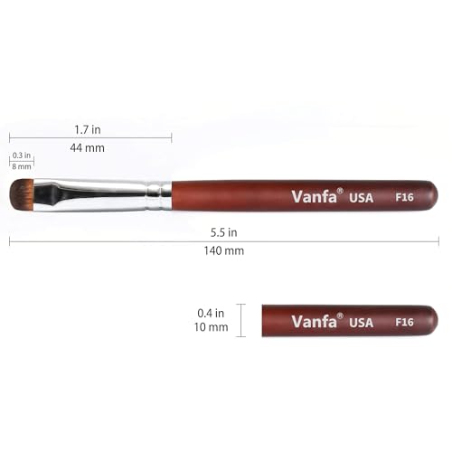 French Brush for Nails, Clean up brush for Gel Nail Polish F16