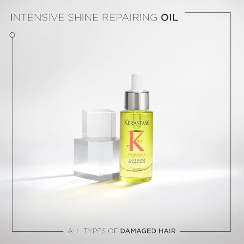KÉRASTASE Première, Repairing Gloss Oil, Anti-Fatigue & Shine, For Damaged Hair, Huile Gloss Réparatrice, 30 ml