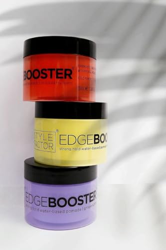Style Factor Edge Booster Strong Hold Water-Based Pomade 3.38oz - Grape Scent