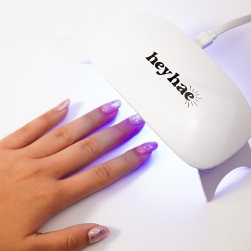 LED Lamp for Semi Cured Gel Nail Strips and Top Gel Cure - 6W Portable Lightweight UV Light