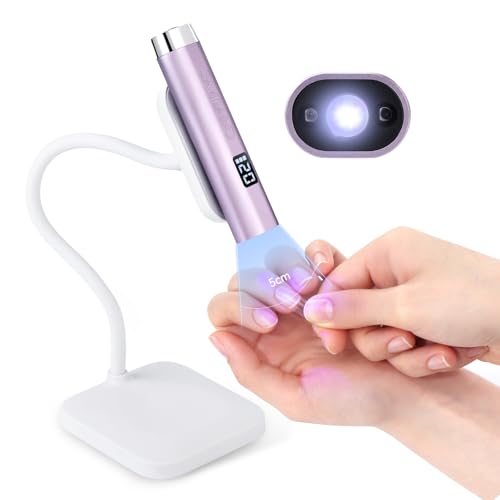 SAVILAND SSPro X U V Light for Gels Nails : 8s U V LED Nail Lamp with Smart Sensor 360° Rotatable Magnetic Nail Light Flash Cure Lamp for Gel Stand 2 Timer LCD Screen Nail Light Use Home DIY