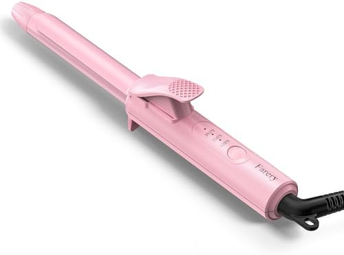 Mini Curling Iron for Short Hair, 1/2 Inch Travel Size Curling Iron Dual Voltage, Ceramic Mini Hair Curler with 3 Adjustable Temperature, Infused with Keratin & Argan Oil, with Storage Bag