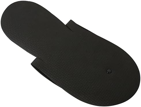 ForPro Professional Collection Comfy Pedi Slippers, Disposable Foam Pedicure Slippers for Nail Salons and Spas, Individually-Wrapped, 12-Pair