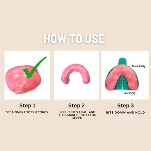 Silicone Indentation Teeth At home Kit | Fast Setting, Great Fit For Retainers and More