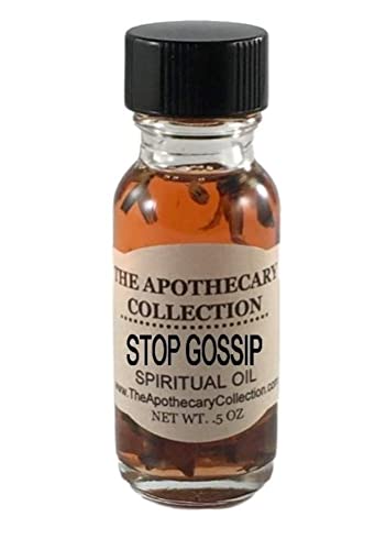 STOP GOSSIP Spiritual Oil (aceite) for Hoodoo, Voodoo, Santeria, Wicca, Rootwork, & Spells