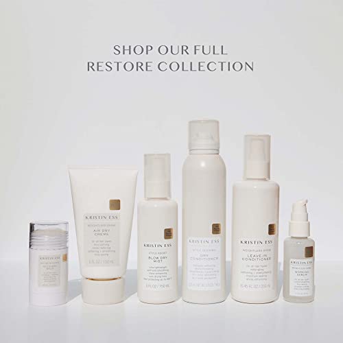 Kristin Ess Hair Style Reviving Dry Conditioner for Moisture + Shine with Heat Protectant - Softens, For Oily Hair, Vegan, Color + Keratin Safe, 4.8 fl oz