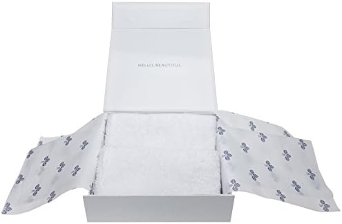 France Luxe Body French-Style Bath Mitt 2-Pack - White/White