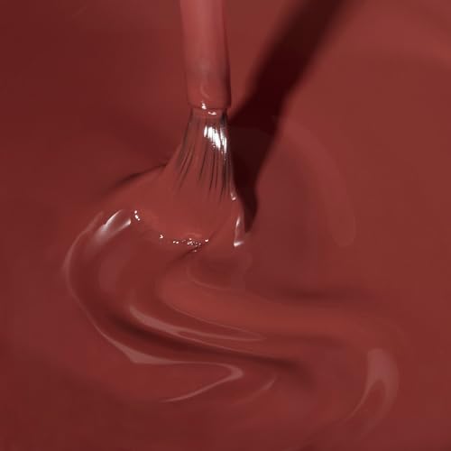 Dazzle Dry Nail Lacquer (Step 3) - Cinnamon Spice Lacquer - A cozy muted red. Full-coverage cream. (0.5 fl oz)