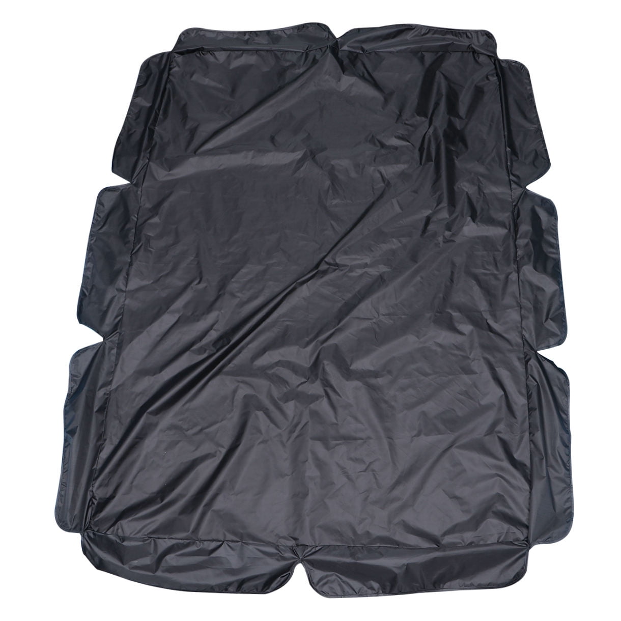 FOMIYES Waterproof Polyester Swing Cover with Elastic Band for Outdoor Home Use 164x114cm Black