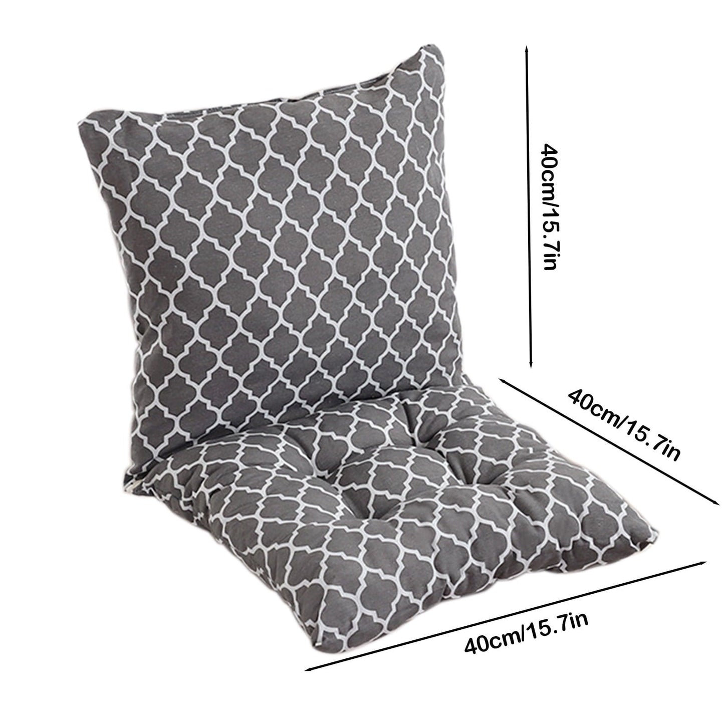 sruoe High Back Chair Cushions, Patio Chair Back Cushion, Chair Cushions, Seat Cushions Back Pad, Indoor Outdoor Chaise Lounge Back Pads for Home, Office Cushion, Cotton