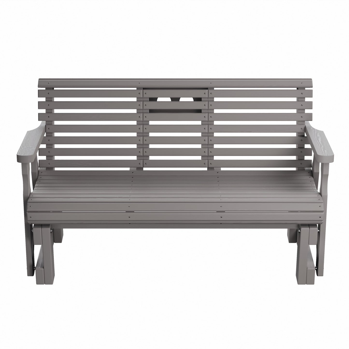 Amish Casual Heavy Duty Rollback Console Glider, 5-Foot, Unfinished