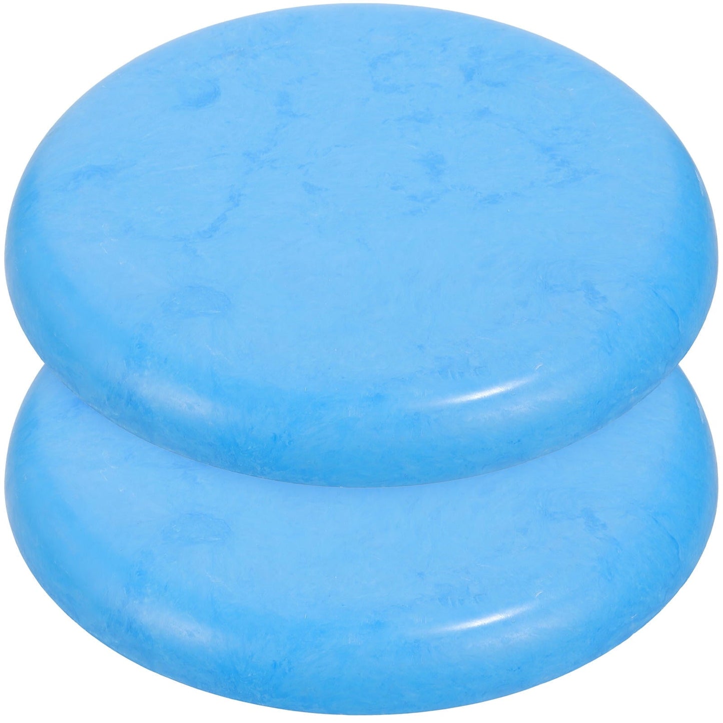 FONDOTIN 2 Set Round Plastic Stool Replacement Seats For Bar Stools Smooth Plastic For Home Kitchen Dining And Bars