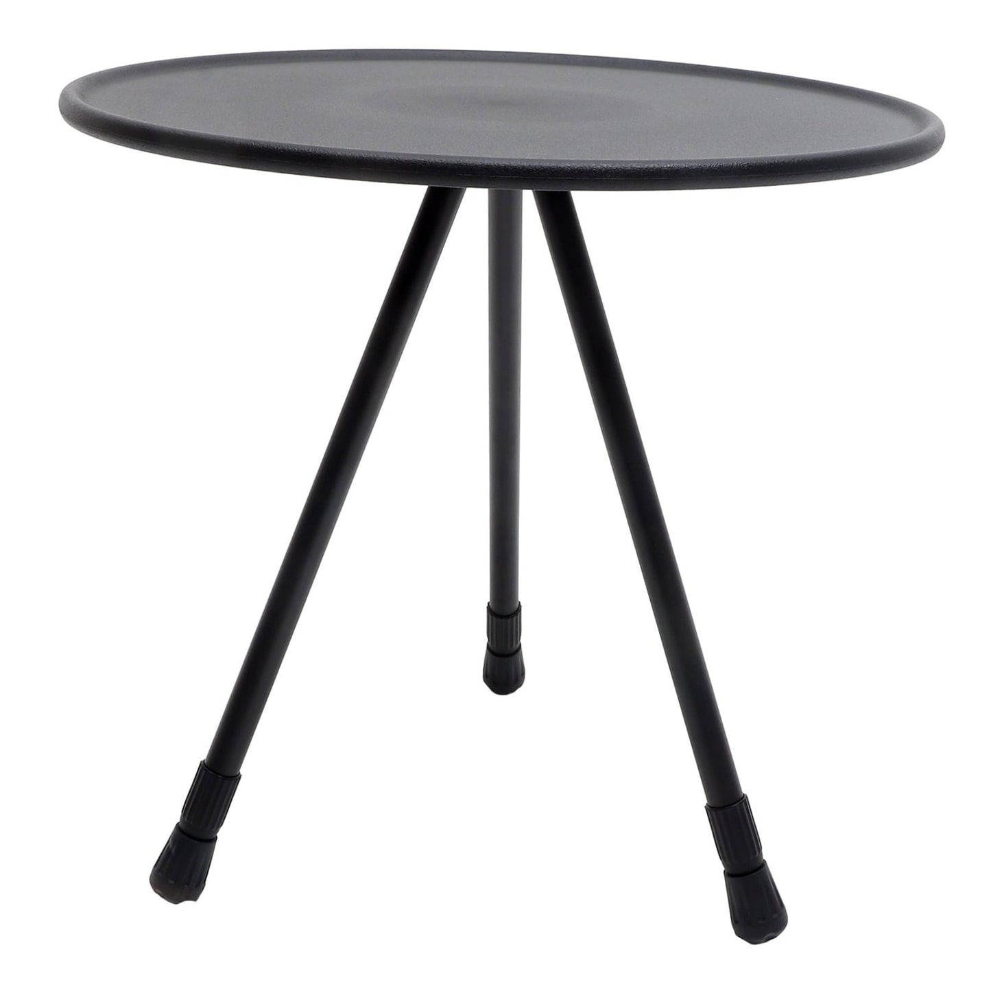 UPOUART 1Pcs Black Round Portable Picnic Table for Outdoor Camping and Barbecue