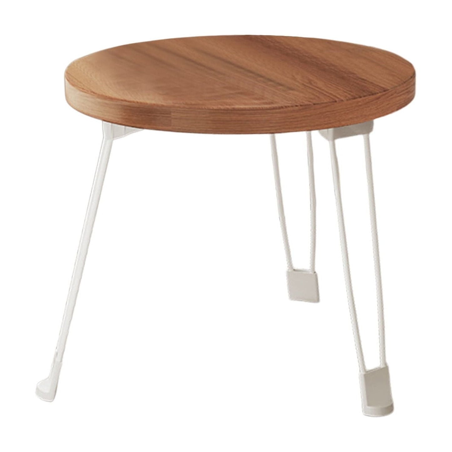 Trending Deal, Vsgery Foldable Round Table, Coffee + Dining, Sofa Side, Compact, Portable, Indoor Outdoor|Wood,Brown