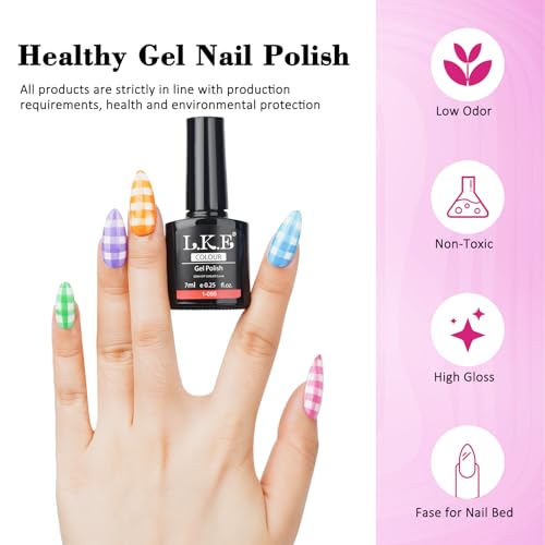Gel Nail Polish Kit with UV Light, ARCWEISSO 66 Pcs Gel Nail Polish Set with Base and Matte&Glossy Top Coat Soak Off All Season Nail Set Manicure Tools Nail Art