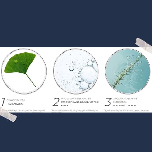 PHYTO|PHYTOCYANE - Thinning Hair Shampoo for Men & Women|Revitalizing Formula with Ginkgo Biloba B Vitamins & Rosemary | Promotes Thicker & Stronger Hair|250ml