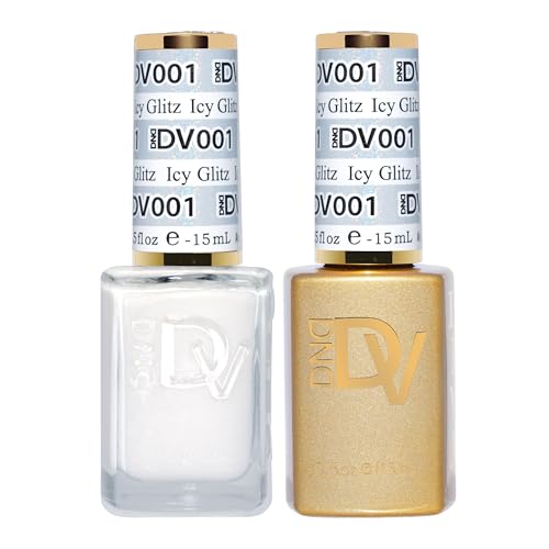 DND Gel Diva Polish Set, Mirrorball Collection, UV/LED GelPolish and Air Dry Nail Lacquer, Matching Chip-Free Polish Duo, 0.5 Fl Oz Each