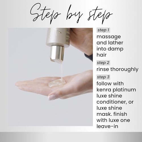 Kenra Platinum Luxe Shine Shampoo/Conditioner | Gold Enriched | Transforms Dull And Lifeless Strands To Glamorous And Full-Bodied Hair | All Hair Types