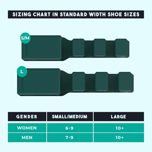 APEX Adjustable Toe Separators - Over 50% Thicker & More Durable - Doctor Recommended - Stretches to Fit - 4 Pack Adjustable Bundle (1 Pair Size S/M & 1 Pair Size Large) (Green)