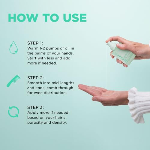 Design.Me GLOSS.ME Hair Oil Anti Frizz Hair Serum for Women | Argan Hair Oil Adds Shine, Smoothness, & Hydration | Paraben & Sulfate Free Straight, Wavy, Coily, or Curly Hair Serum