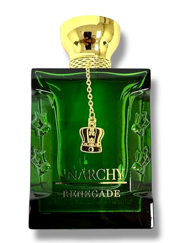 Anarchy Renegade, Unisex Eau de Parfum, 3.4 Fl Oz, Passion Fruit, Mango, citrus,Amber and Vanilla Scent