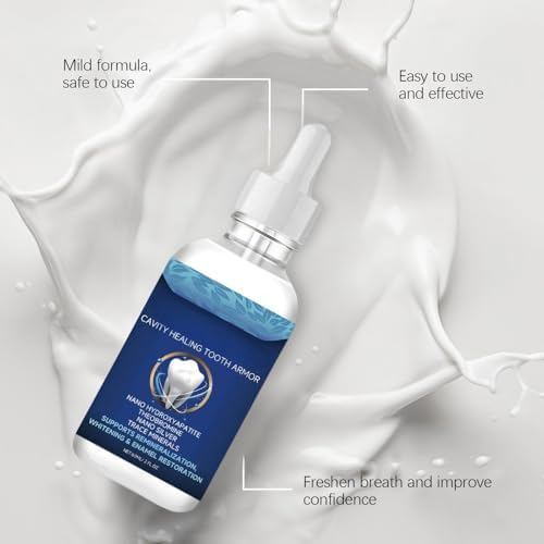 Dentite Cavity Healing Tooth Armor,Teeth Whitening, Cavity Repair & Gum Health Treatment, Enamel Strengthener, Fast-Acting Oral Care Solution (2pcs)