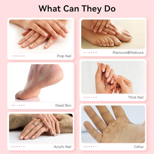 Makartt Nail Drill Bits Sanding Bands for Nail Drill-100Pcs 4 Color Coarse Fine 80/120/180/240 Grit File Sand with 3.1mm Mini Mandrel Nail Bit Set for Acrylic Nails Gel Manicures and Pedicure