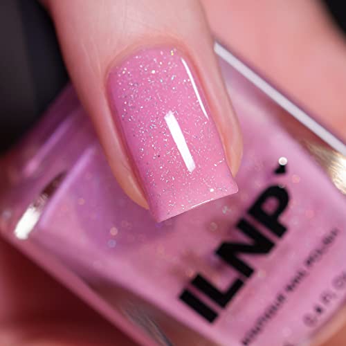 ILNP Holding Hands - Delicate Pink Holographic Jelly Nail Polish