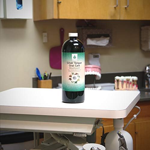 Silver Tongue Oral Care - All Natural Colloidal Silver Mouthwash, 32 fl oz