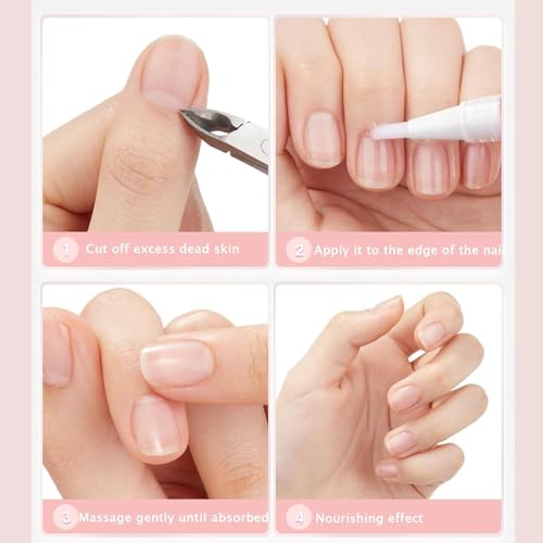 Radiant Nail Growth Oil, Nail Strengthener, Cuticle Oil for Nails, For Moisturize Strengthen Nail Care Oil, Finger Edge Manicure Nourishing Pen, Anti-hangbnail removal, Nail Skin Edge Care
