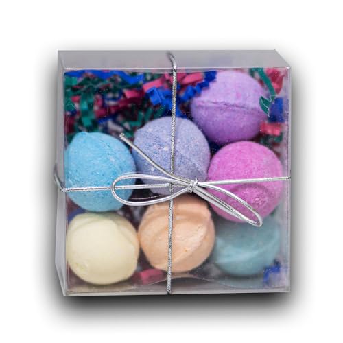 Mini Fizzy Bath Bombs 7 Pack - Misty Mountain Soap Co.