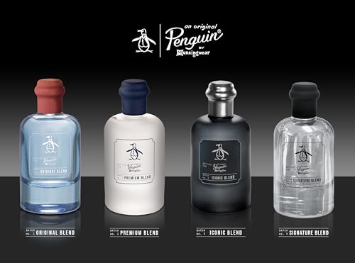 Original Penguin 4-Piece Mini Gift Set - fresh, aquatic, woody - men's mini cologne kit