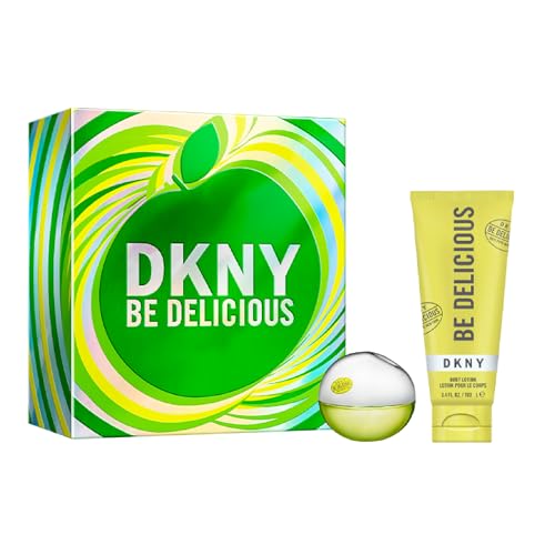 DKNY Be Delicious Eau de Parfum 2 Piece Gift Set For Women - Perfume Spray 1.0 Fl. Oz. & Body Lotion 3.4 Fl. Oz.