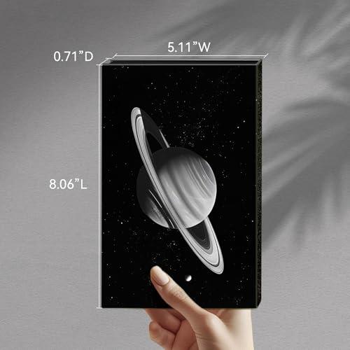 Magnetic Empty Eyeshadow Palette, Makeup Pans Organizer With Mirror Inside, 3D Frosted Finish Art Paper Palette (Cosmic Mystery)