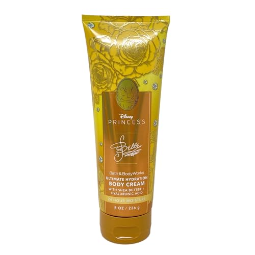 Bath & Body Works Limited Edition Princess Collection Belle Trio Gift Set - Body Cream, Fragrance Mist and Body Wash - with a Wild Jasmine Bar Soap - full Size