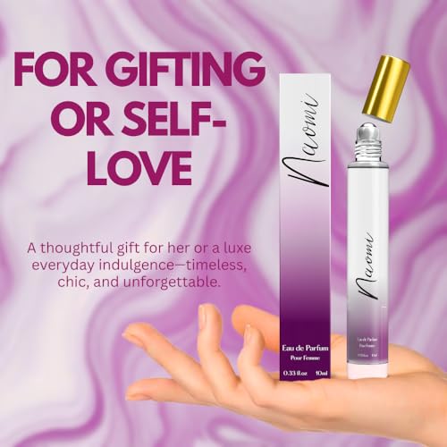 Perfume for Women Rollerball – INSPIRED by A WORLD RENOWED WOMEN'S PERFUME - Bergamot, Jasmine, Patchouli, Vanilla – Sweet, Floral, Sexy, Long-Lasting Eau De Parfum 10ml (0.33 fl oz)