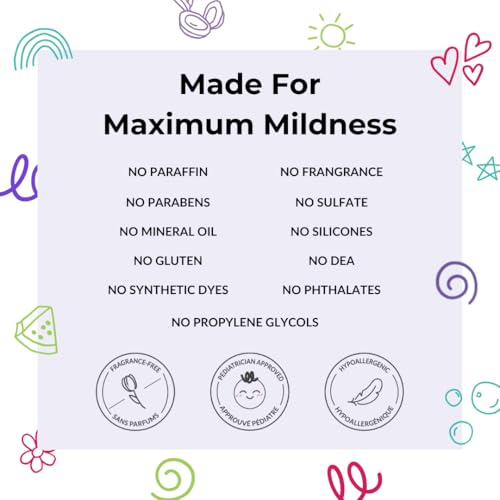 Love Ur Curls Kids Detangler Leave in Conditioner Spray, Pediatrician Approved, Moisturizing, Hydrates and Conditions, Vegan, Easy to Detangle Curly Hair, Sulfate & Paraben Free, 250mL