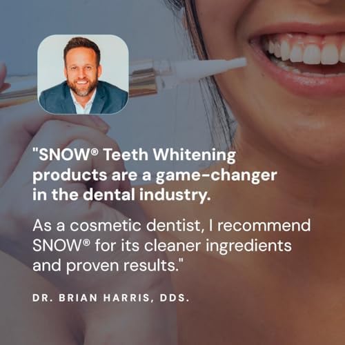Snow Extra-Strength Teeth Whitening Serum - Oral Care Teeth Whitener Pen - Whitening Pen for Stain Removal & Whiter Teeth - Tooth Whitener with Potassium Nitrate and Hydroxyapatite - 2 Pack