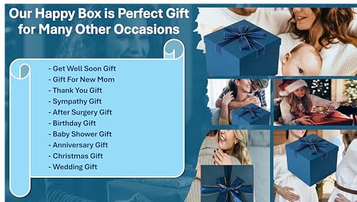 Get Well Soon Gift for Women – 18 Pcs Spa Care Package with Blanket, Tumbler, Candles, Fuzzy Socks – Relaxation Gift Basket for Mom, Sister, Wife, Friend – After Surgery, Birthday, Self Care