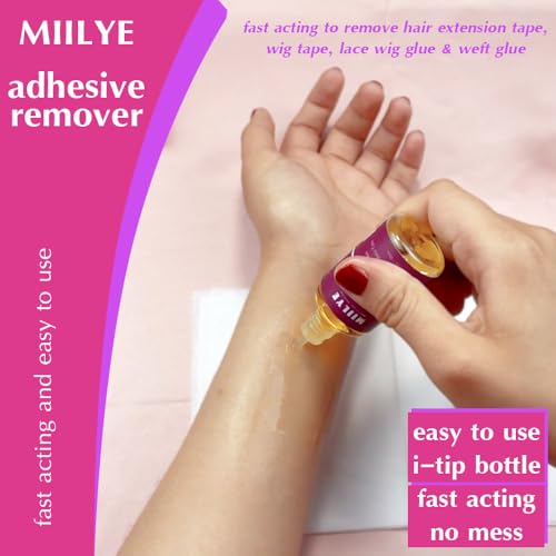 MIILYE Wig Glue Spray Set for Front Lace | White Glue and Remover With Melting Band | Lace Kit for Wig Installation