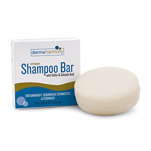 5% Sulfur 2% Salicylic Acid Shampoo Bar for Dandruff (4 oz)