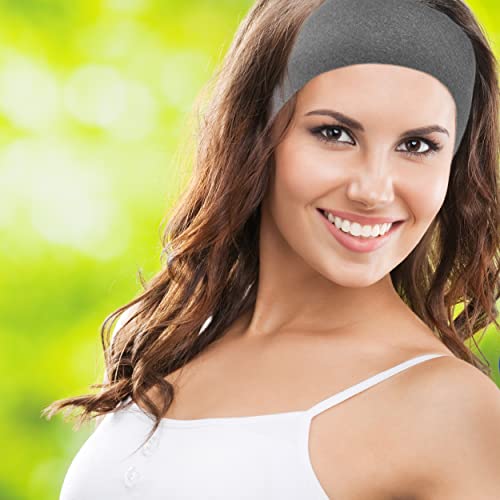 Styla Hair Headbands for Women Stretch Fashion Head Bands 10 Pack Non-Slip Head Wraps Great for Spa, Sports, Yoga, Pilates, Running, Gym Headband, Workouts (Variety)