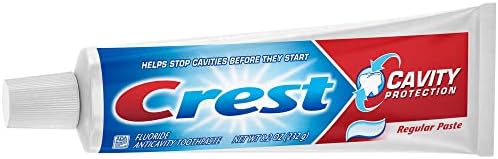Crest Fluoride Anticavity Toothpaste, Prevents Cavities Before They Start, Regular Paste, 8.2 Ounce (Pack of 5)