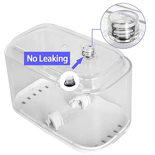 Replacement Parts for Waterflosser Oral Irrigator Dental Compatible with Waterpik Sonic Fusion Portable Water Flosser SF-02W SF-02 Reservoir Gasket Valve (SF-02 White Tank)