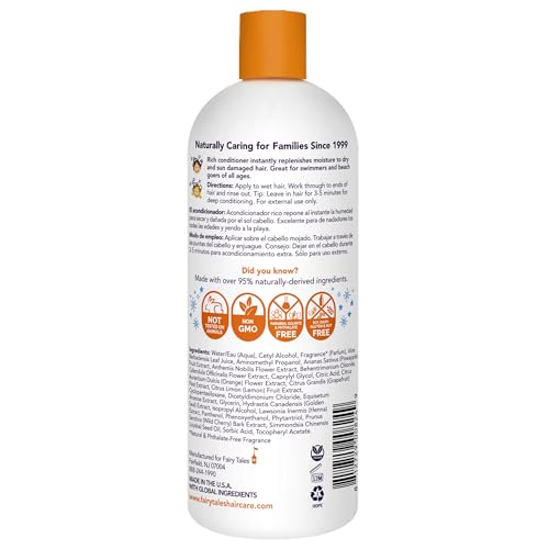 Fairy Tales Swimmer Conditioner for Kids - 32 oz | Made with Natural Ingredients in the USA | Replenish and Restore from Chlorine and Salt Damage | No Parabens, Sulfates, or Synthetic Dyes