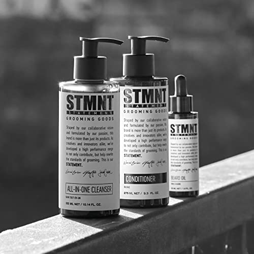 STMNT Grooming Goods Conditioner | Softens Hair | Restores Shine | Moisturizing Formula w/Activated Charcoal & Menthol | All Hair Types
