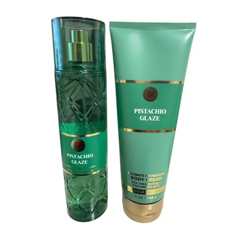 Bath and Body Fine Fragrance Mist (Pistachio Glaze Mist and Cream Set)